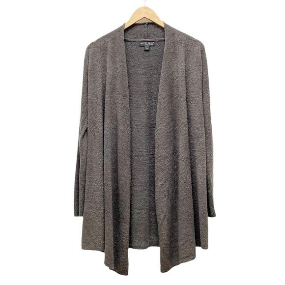 Barefoot Dreams Cardigan CozyChic Lite Island Wrap Light Brown Women’s Size XS/S - Picture 2 of 13